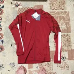 PUMA フルジップ レッドジャケット S