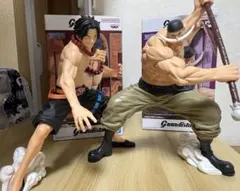 ワンピース②　　ビースマイル　フィギュア　２体（キッド、ジンベイ） ワンピース ビースマイルフィギュア シャンクス ジンベエ キッド しら