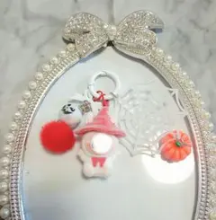 ハロウィンチャーム キーホルダー ハンドメイド