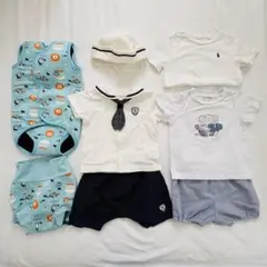 80cm 夏のお出かけ&水遊び8点セット ラルフ べべ Splash Aboutのサムネイル