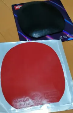 【中古】木星極薄 赤、狂飆8-80 硬度37 卓球ラバー キョウヒョウテナジー