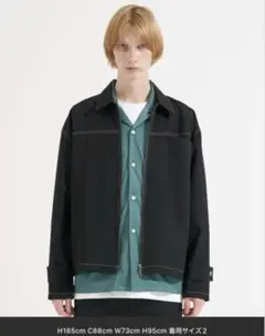 LiNoH/WOOL TWILL STITCH BLOUSON