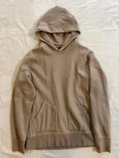 A VONTADE ブラウンベージュ フード付き スウェットパーカー