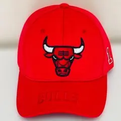 【美品】シカゴ・ブルズ キャップ #1 レッド NBA デリック・ローズ
