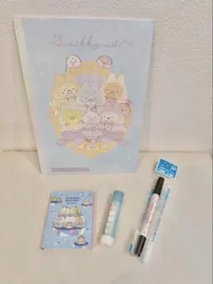 すみっコぐらし文房具セット　B5ノート、メモ帳、PITのり、おなまえペン