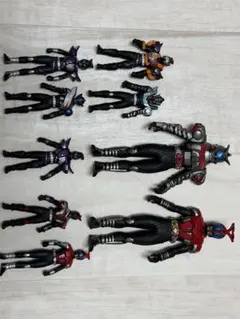 当時物】仮面ライダーアギト ソフビ 11体まとめ売り - メルカリ