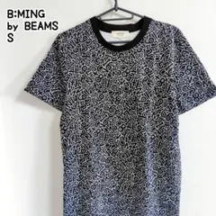 B:MING by BEAMS ビームス 英字 数字 総柄 Tシャツ 半袖のサムネイル