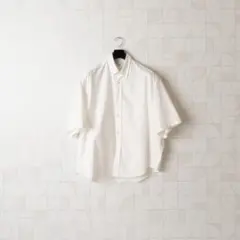 HYKE バルーン半袖シャツ　ホワイト サイズ1 HYKE ハイク 半袖 バルーンスリーブシャツ ホワイト サイズ1 - メルカリ