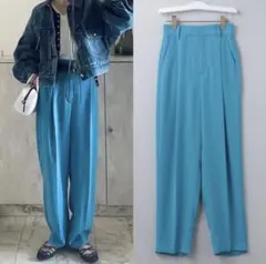 6（ROKU） GEORGETTE TUCK PANTS