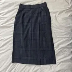 UNIQLO/チェック柄/ナロースカート/Mサイズ