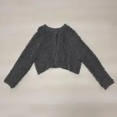 selectMOCAbysonループヤーンニット　ショートカーディガン