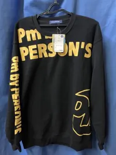 【未使用】Pm by PERSON'S 黒トレーナー LLのサムネイル
