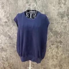 美品◆フレームワーク【M】ワッフルプルオーバー フレンチスリーブ/ベイクルーズのサムネイル