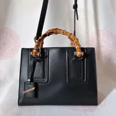 15400円 ROPE ロペ バンブー 2way ショルダーバッグ