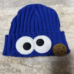 USJクッキーモンスター ニット帽 セサミストリート　フリーサイズ