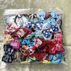 リボンヘアゴムセット