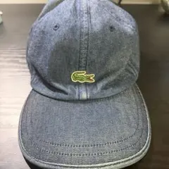 LACOSTE キャップ デニム柄