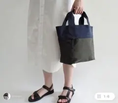 美品 Grandir キャンバス トートバッグ - メルカリ