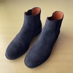 【CAMPER】 IMAN コーデュロイ仕様レザーチェルシーブーツBLK