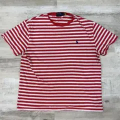 古着 POLO RALPH LAUREN リンガー ボーダー Tシャツ 半袖