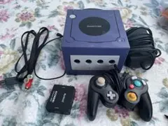 ゲームキューブ 本体 パープル コントローラー付き