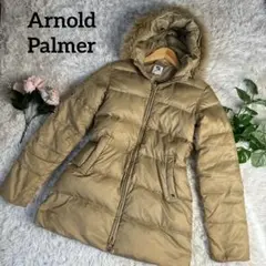 Arnold Palmer ダウンジャケット　ブラウン　2サイズ　ファー付き