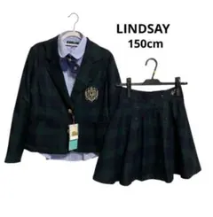 卒業式に新品【LINDSAY】フォーマルスーツ 3点セット◇◆M(150cm)