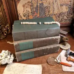 洋書セット 3冊 アンティーク洋書　洋書インテリア　ジャンクジャーナル
