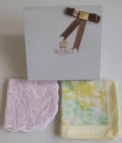 銀座和光　WAKO ハンカチ 2枚セットのサムネイル