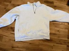 GU ヘビーウェイトスウェットハーフジッププルオーバー