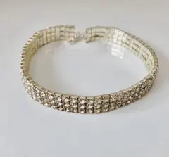 キラキラネックレス　シルバー（素材ではありません）