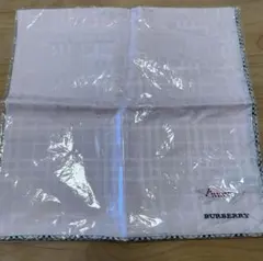 新品未使用　バーバリー　大判シルク混紡スカーフ　ノバチェック　ダックスフンド　犬