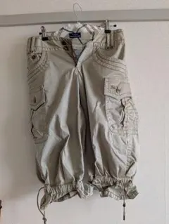 BURBERRY バーバリー カーゴ ハーフパンツ ノバチェック ベージュ36
