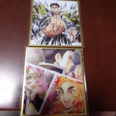 鬼滅の刃 WEBSHOP くじ　アクリル色紙 A08 C43 2枚セット
