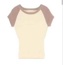 andmary Raglan logo tops ピンク - メルカリ