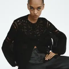 H&M EDITION シーズン新作 クロッシェライク ブラウス サイズS 新品