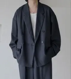 epnok ダブルテーラードメランジジャケット