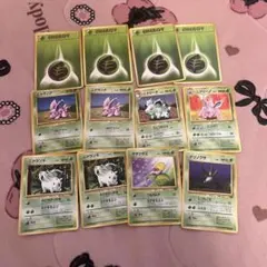 【旧裏】ポケモンカード 草タイプ まとめ売り（ニドラン進化ライン・ナゾノクサ他）