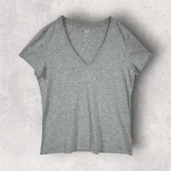 GAP/ギャップ　Tシャツ　トップス　Vネック　半袖　コットン　綿　シンプル　L