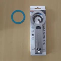 色シルバーMagSafe対応カラビナ型スマホスタンド 三脚＆マグネットホルダー