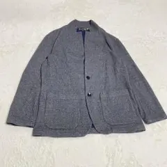 THE SCOTCH HOUSE ノーカラージャケット カーディガン風グレー Mのサムネイル