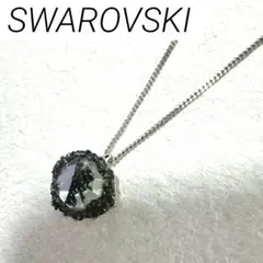SWAROVSKI スワロフスキー クリスタル ペンダント ネックレス シルバーのサムネイル