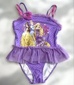 ディズニープリンセス水着　ワンピース水着120センチ
