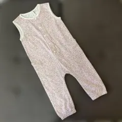 L.A購入！淡ピンク小花柄ロンパース　18M