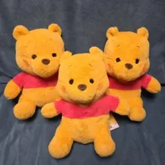 くまのプーさん もちっとふんわり超BIGぬいぐるみ 3点セット