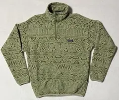 90S パタゴニア シンチラ スナップT スイッチバック 総柄 幾何学 USA製