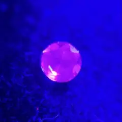 蛍光⭕️ブルーカラールース 3mm ラウンド