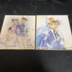 名探偵コナン 工藤新一 毛利蘭 色紙セット