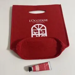 L'Occitane フェルト 収納バッグ　ハンドクリームのセット　新品未使用品のサムネイル