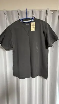 新品タグ付き【無印良品】ガッセット付き半袖Tシャツ【M】